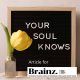 Brainz Magazine, Your Soul Knows article